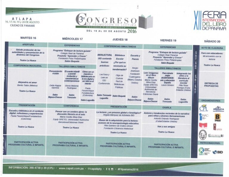160818 Charla Congreso Feria del Libro