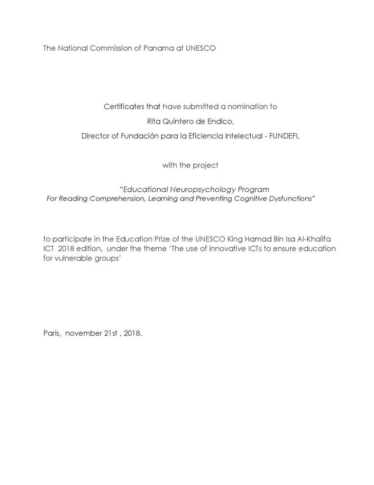 181121 The National Commission of Panama at UNESCO