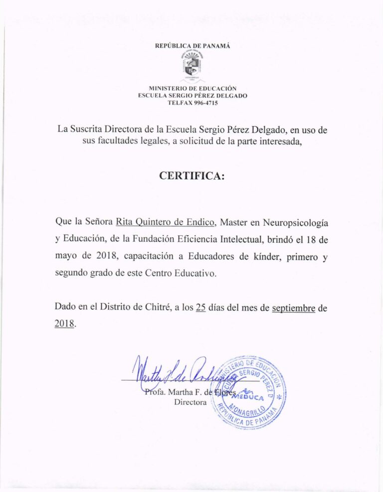 MEDUCA CHITRE ESCUELAS CERTIFICACIÓN DE RITA QUINTERO_Page_2